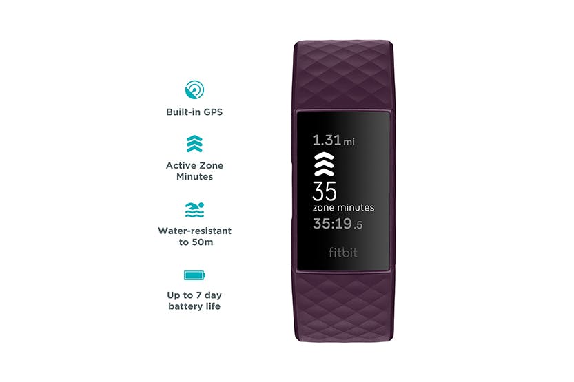 fitbit 4 rosewood
