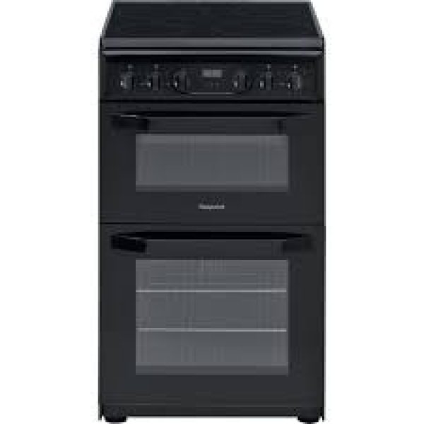 hotpoint double oven black