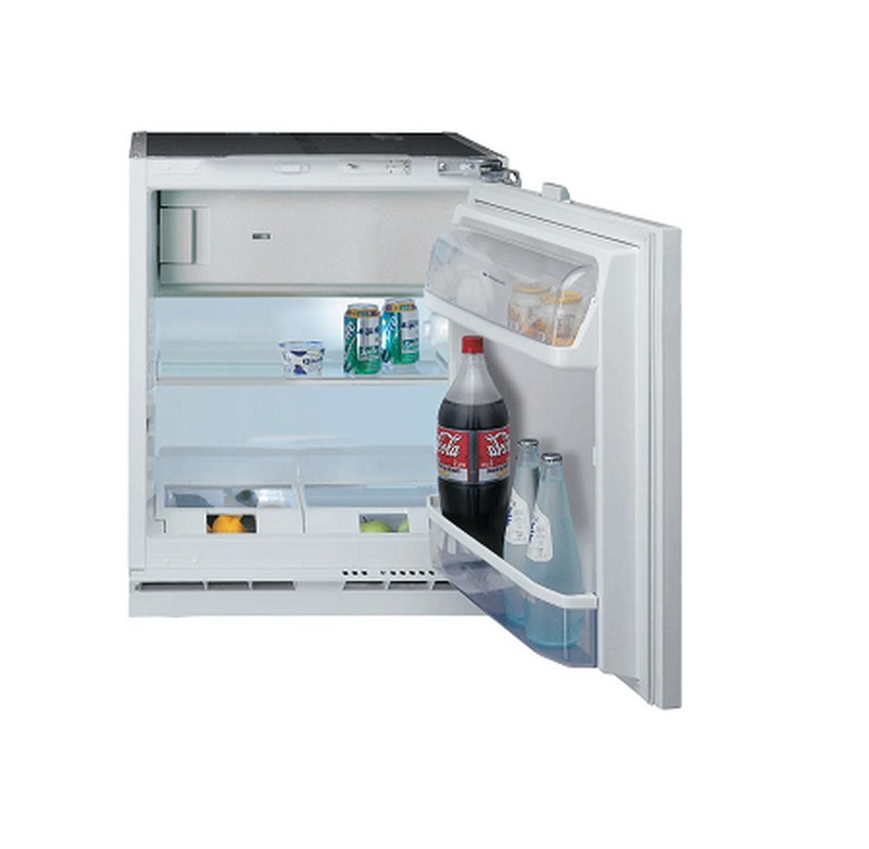 integrated undercounter fridge with icebox